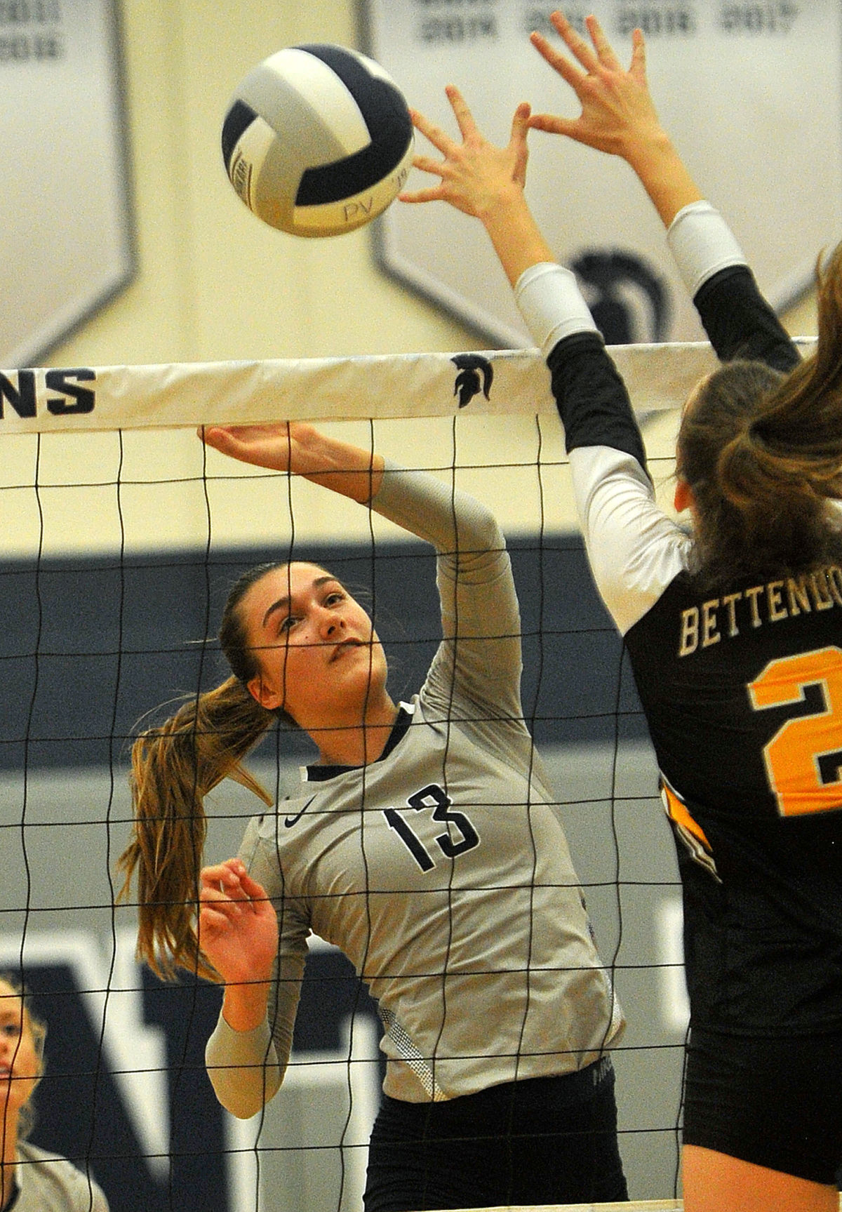 Bettendorf at Pleasant Valley volleyball